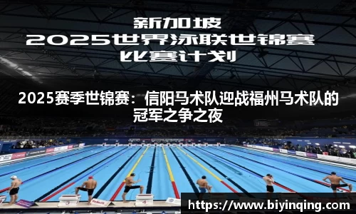 2025赛季世锦赛：信阳马术队迎战福州马术队的冠军之争之夜